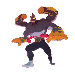 Gigantamax Machamp artwork