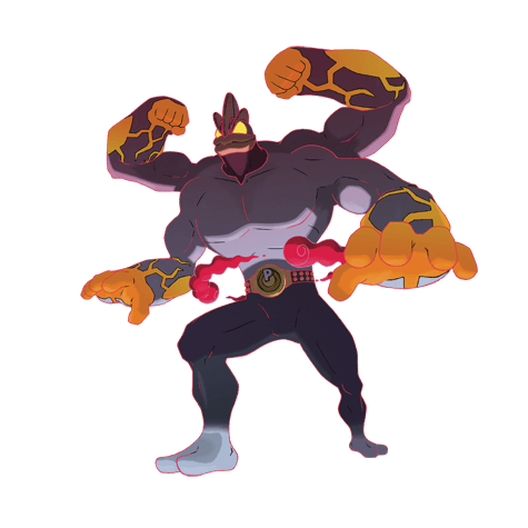 Gigantamax Machamp official artwork