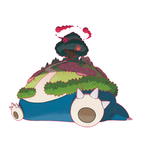 Gigantamax Snorlax official artwork