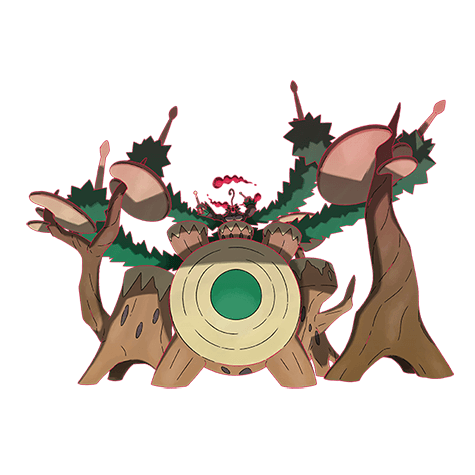 Gigantamax Rillaboom official artwork