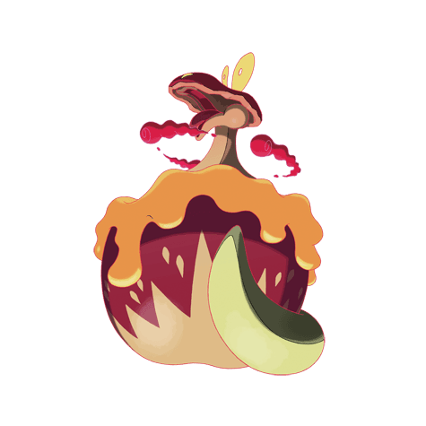 Gigantamax Appletun official artwork