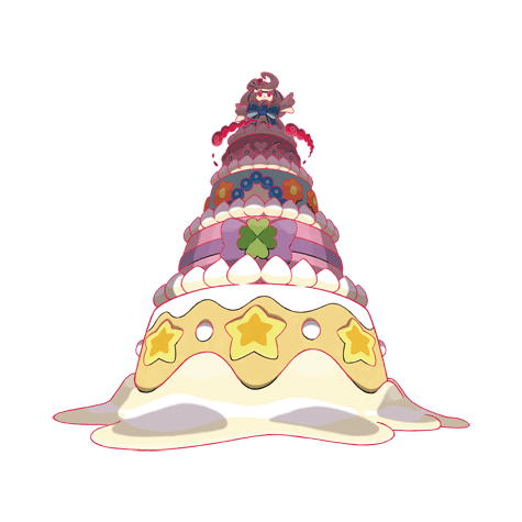 Gigantamax Alcremie official artwork