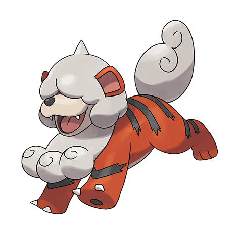 Hisuian Growlithe official artwork