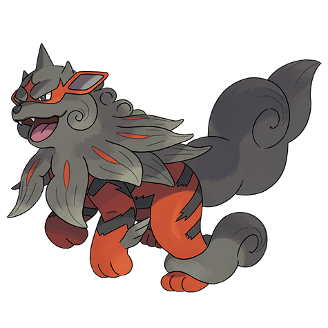 Hisuian Arcanine official artwork