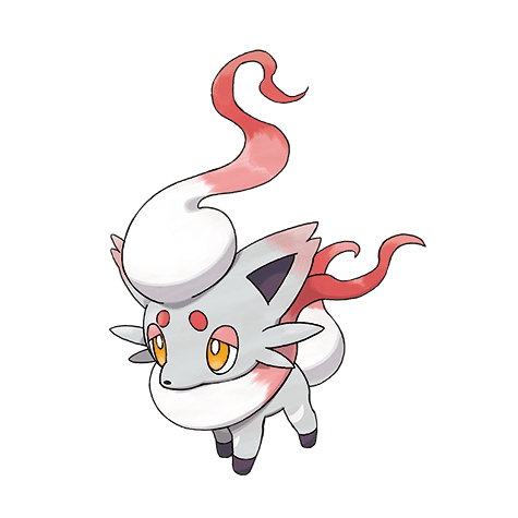 Hisuian Zorua official artwork