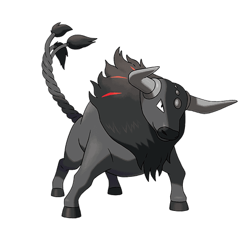 Paldean Tauros (Blaze Breed) official artwork