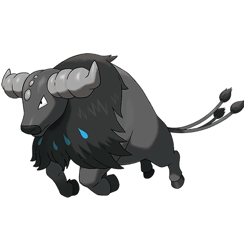 Paldean Tauros (Aqua Breed) official artwork