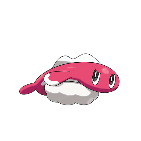 Droopy Form Tatsugiri official artwork