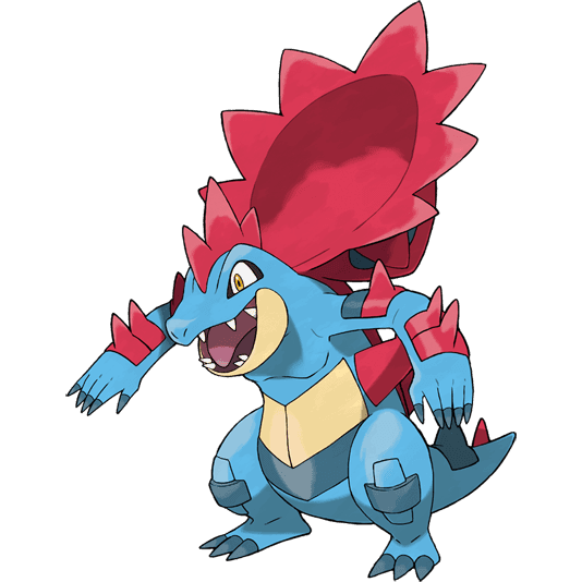 Mega Feraligatr official artwork