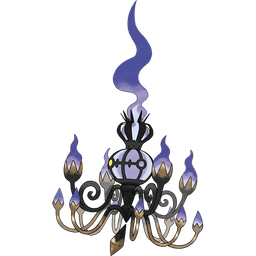 Mega Chandelure artwork