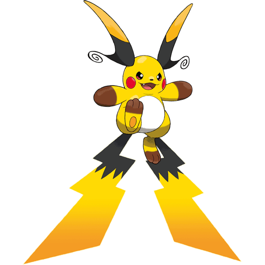 Mega Raichu X official artwork