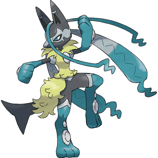 Mega Lucario Z official artwork