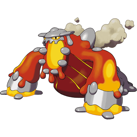 Mega Heatran official artwork