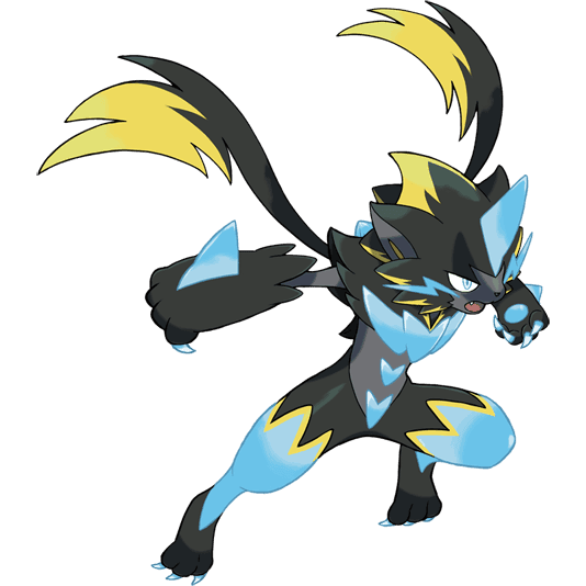 Mega Zeraora official artwork