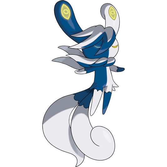 Mega Meowstic official artwork
