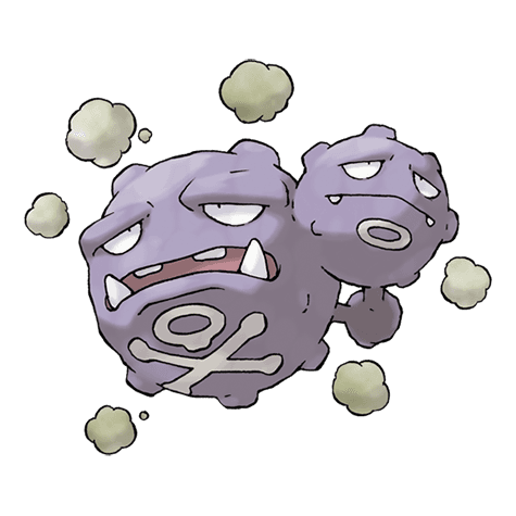 Weezing official artwork