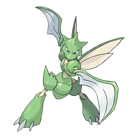 Scyther official artwork