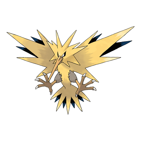 Zapdos official artwork