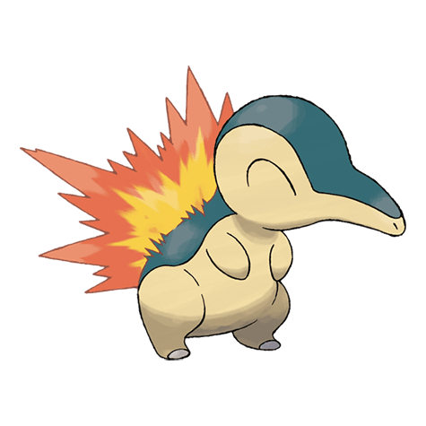 Cyndaquil official artwork
