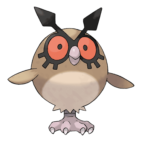 Hoothoot official artwork