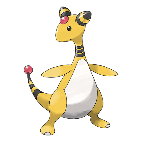 Ampharos official artwork