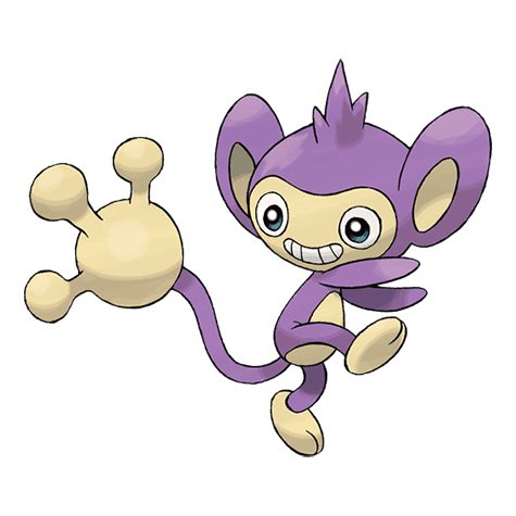 Aipom official artwork