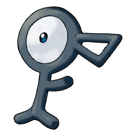 Unown A official artwork