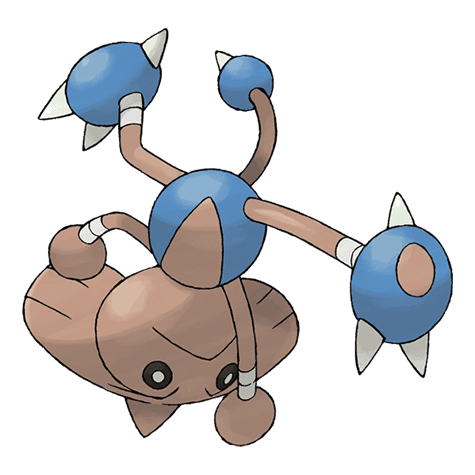 Hitmontop official artwork