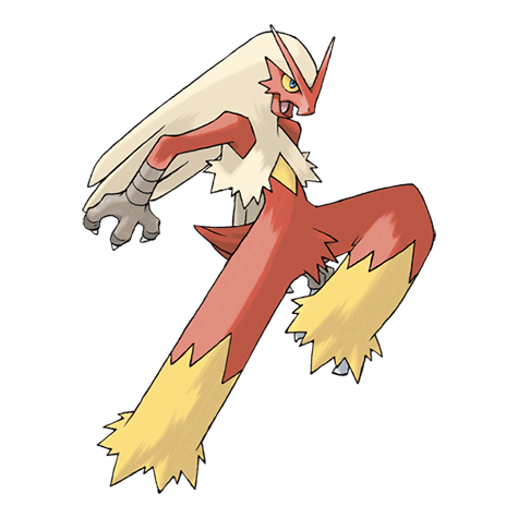 Blaziken official artwork