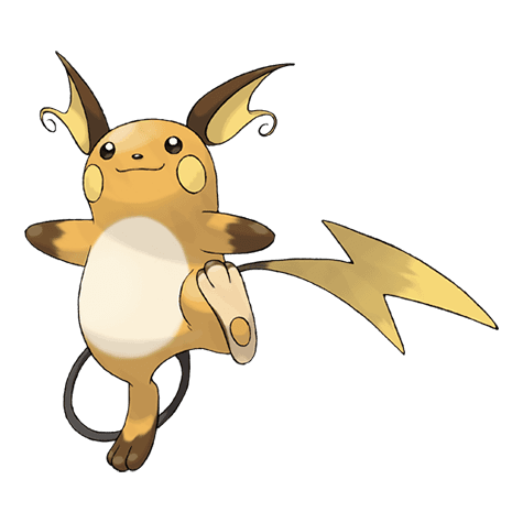 Raichu official artwork