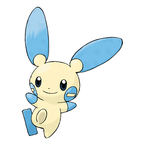 Minun official artwork