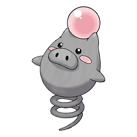 Spoink official artwork
