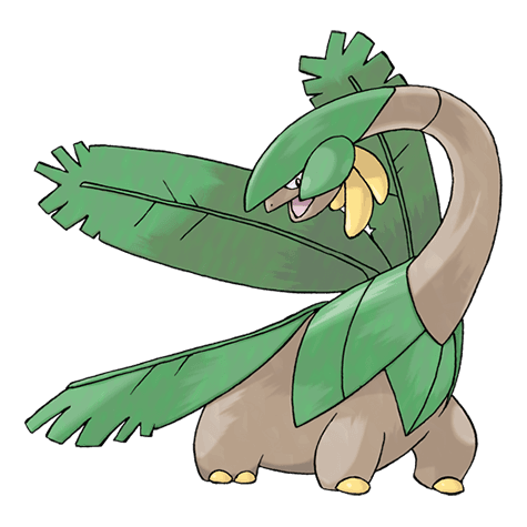 Tropius official artwork