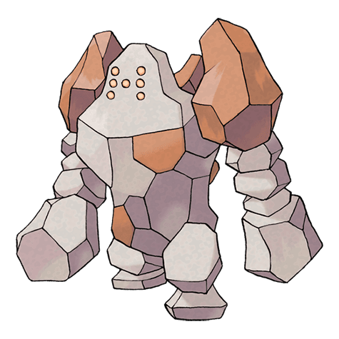 Regirock official artwork