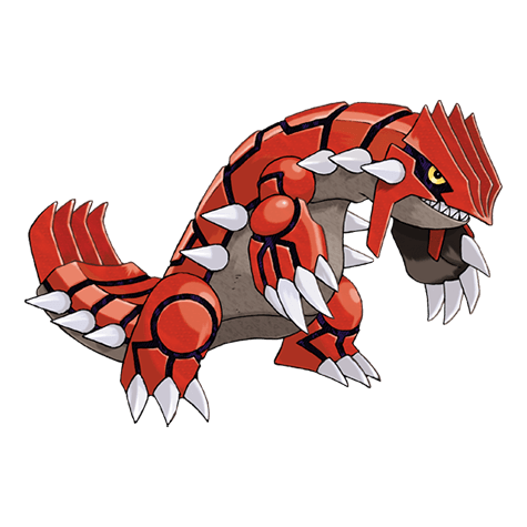 Groudon official artwork