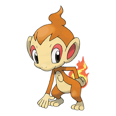 Chimchar official artwork
