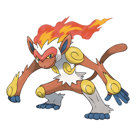 Infernape official artwork