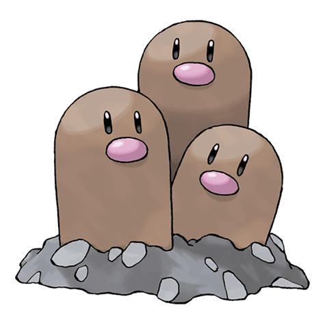 Dugtrio official artwork