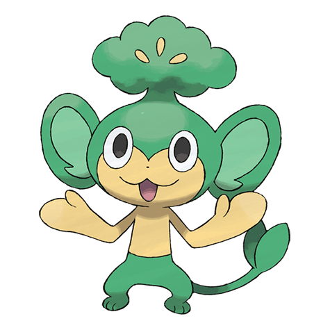 Pansage official artwork