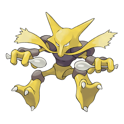 Alakazam official artwork
