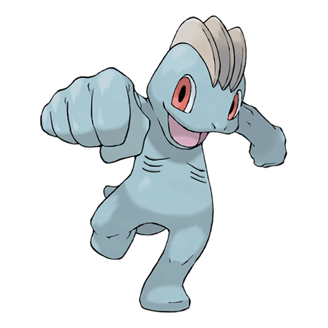 Machop official artwork