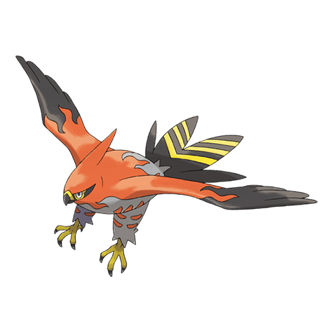 Talonflame official artwork