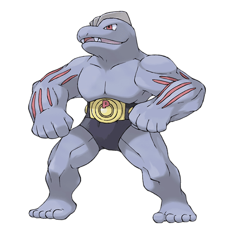 Machoke official artwork