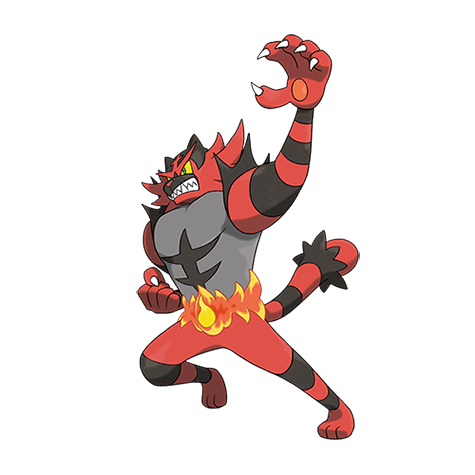 Incineroar official artwork