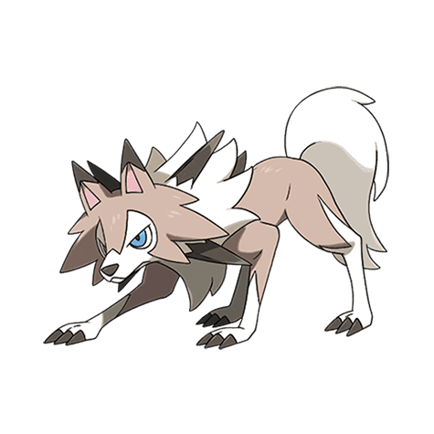 Midday Lycanroc official artwork