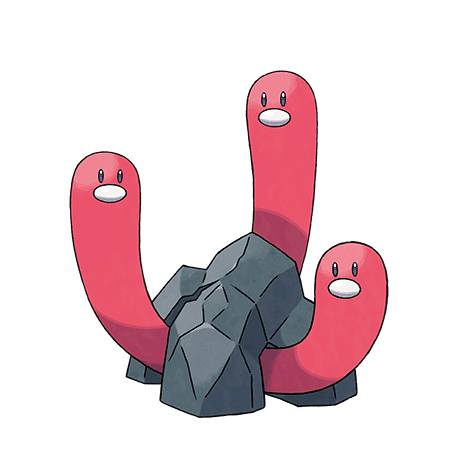 Wugtrio official artwork