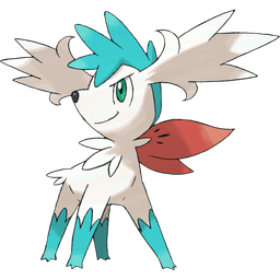 Sky Shaymin shiny artwork