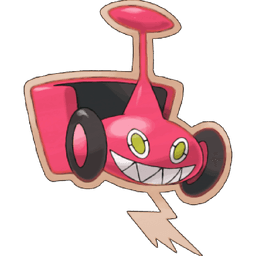 Mow Rotom shiny artwork