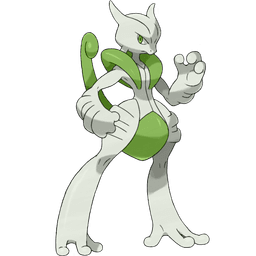 Mega Mewtwo X shiny artwork