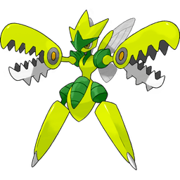 Mega Scizor shiny artwork